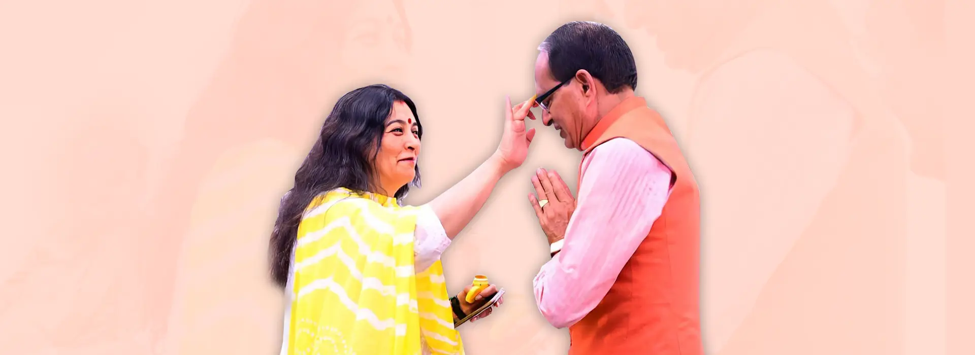 Former Chief Minister of Madhya Pradesh, Shri Shivraj Chouhan, accompanied by Dr. Divya Gupta
